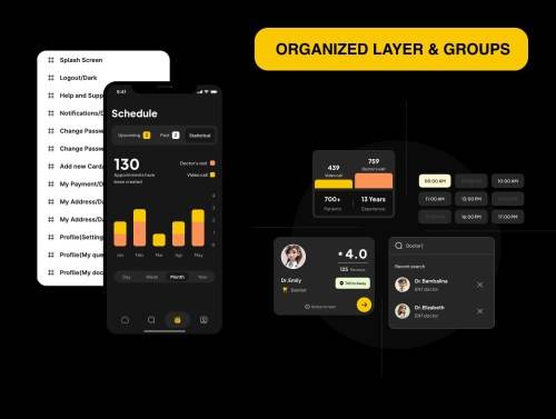 'Doctor Go For Patients - Doctor Appointment Figma UI Kit'