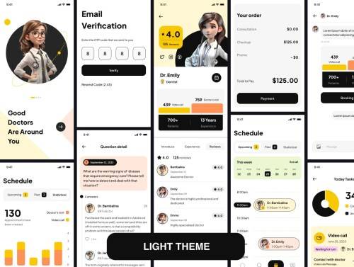 'Doctor Go For Patients - Doctor Appointment Figma UI Kit'