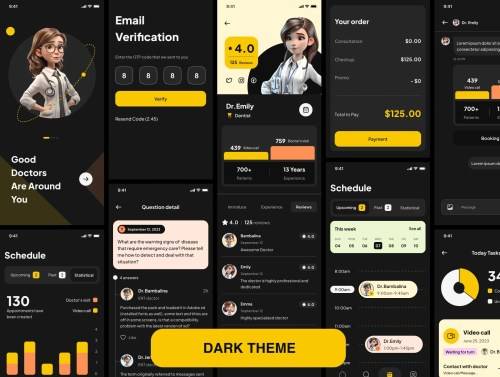 'Doctor Go For Patients - Doctor Appointment Figma UI Kit'