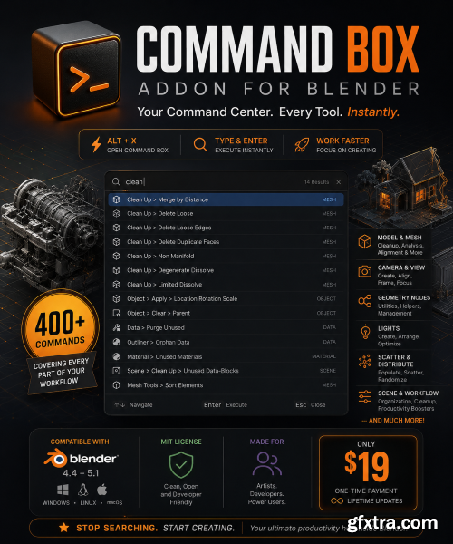 Command Box Addon For Blender update v2026.6.12 for Blender