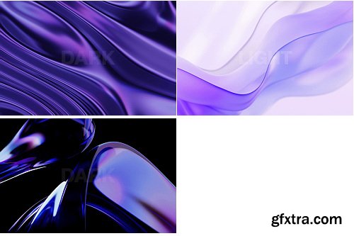 Wannathis - Glass abstract animated shapes