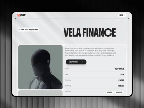 'Ether Studio – A Premium Framer Template' 'Ether Studio – A Premium Framer Template'