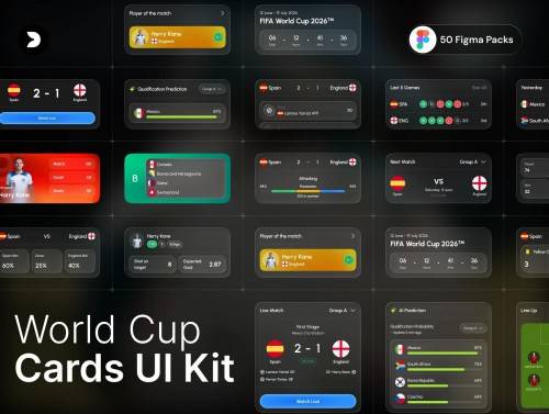 'World Cup Glass Dashboard Cards UI Kit' 'World Cup Glass Dashboard Cards UI Kit'