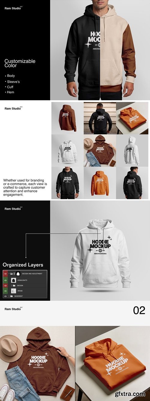 Hoodie Mockup for Apparel Branding