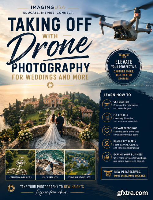 ImagingUSA - Taking Off With Drone Photography - for Weddings and More - Russell Caron