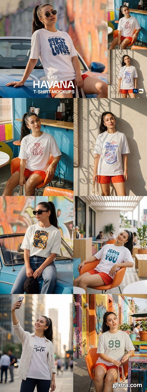 Havana T-Shirt Mockups