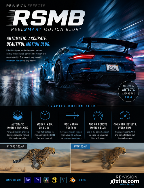 Revisionfx - ReelSmart Motion Blur v6.4.5 CE for After Effects Win