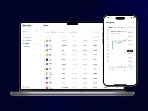 'Coinex: Cryptocurrency Dashboard UI Kit'
