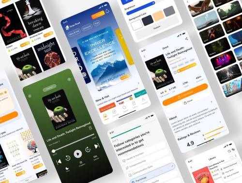 'SnapRead AI – Book Summaries App UI Kit for Figma (Education & Productivity)' 'SnapRead AI – Book Summaries App UI Kit for Figma (Education & Productivity)'