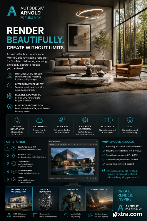 Arnold 5.9.3 for 3ds Max 2025-2027