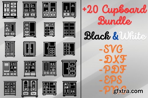 CreativeFabrica - Cupboard SVG Bundle