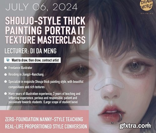 Di Da Meng Portrait Coloring iPad Illustration Class No 8