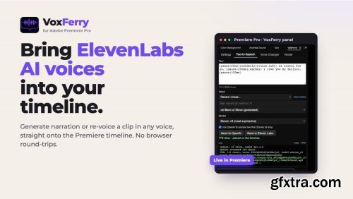Aescripts - VoxFerry for Premiere Pro v0.7.0