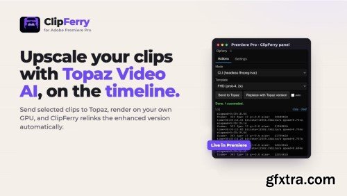 Aescripts - ClipFerry for Premiere Pro v0.7.0
