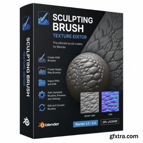 Sculpting Brush Texture Editor v1.1.9 for Blender