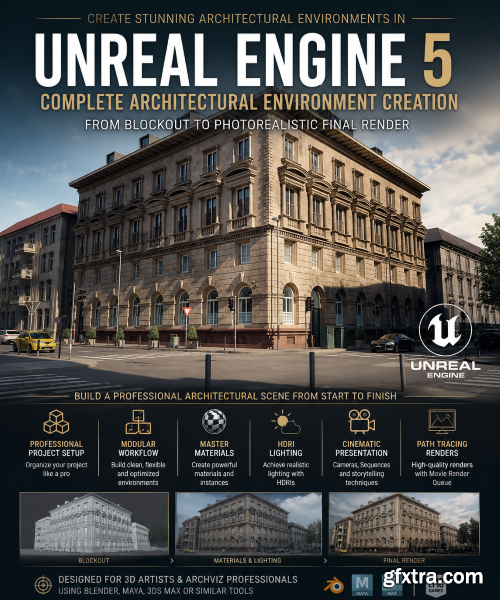 Udemy - Unreal Engine 5: Complete Architectural Environment Creation