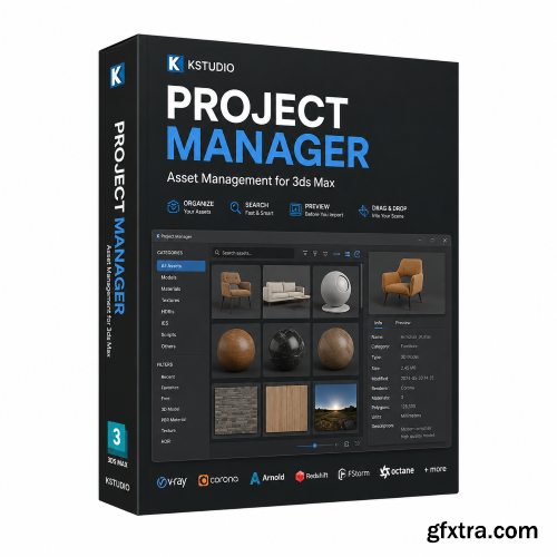 3k-Studio - Project Manager v4.00.70 for 3ds Max