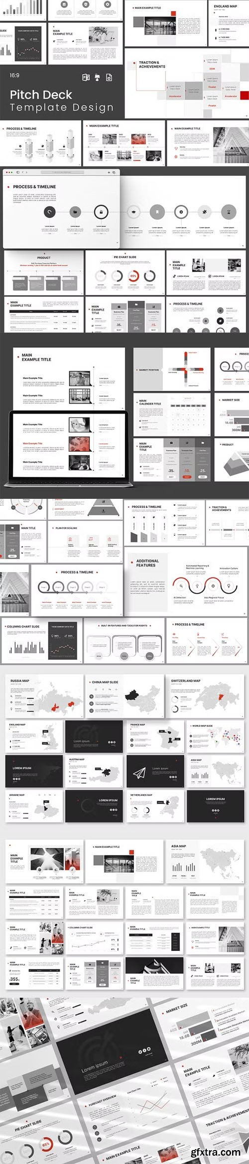 Pitch Deck Template Design [PowerPoint / Google Slides / Keynote]