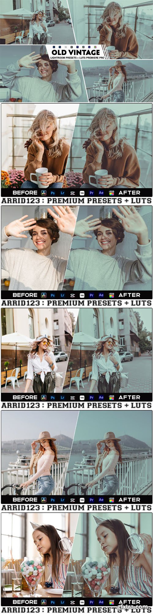 Old Vintage - Mobile & Desktop Lightroom Presets [+ Luts Premiere Pro]