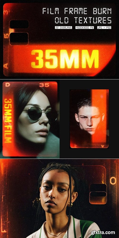 Old Film Burn Overlay Bundle