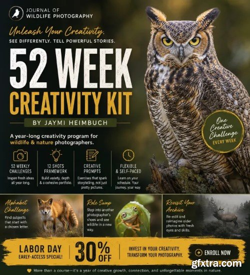 Journal of Wildlife Photography - 52 Week Creativity Kit
