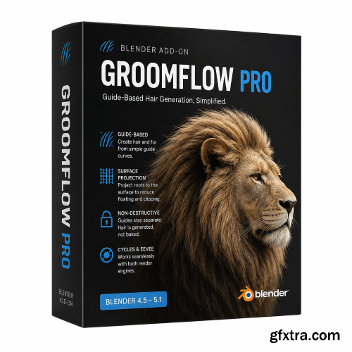 Groomflow_Pro v1.4.4 for Blender