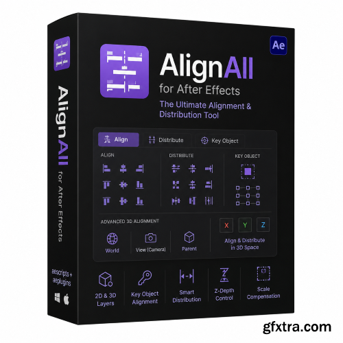 Aescripts - AlignAll v1.1.0