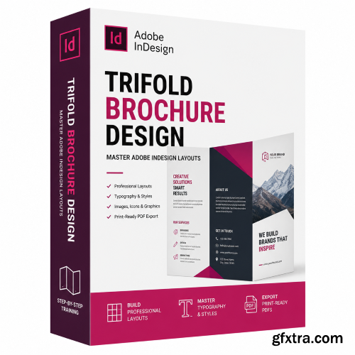 Domestika - Trifold Brochure Design: Master Adobe Indesign Layouts