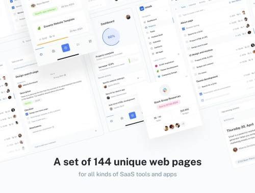 'IOTask - web UI kit for project management apps'