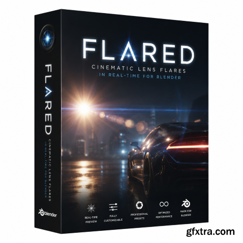 Flared2 - Cinematic Lens Flares In Real-Time v1.1.7 for Blender