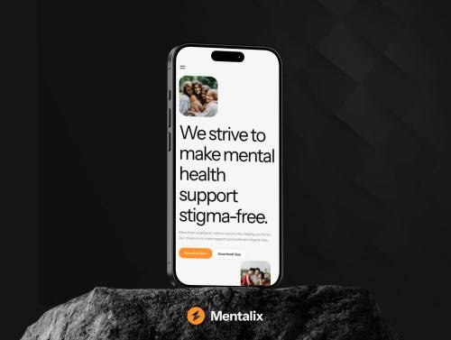 'Mentalix - Website Mental Health UI KIT'