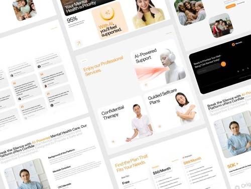 'Mentalix - Website Mental Health UI KIT'