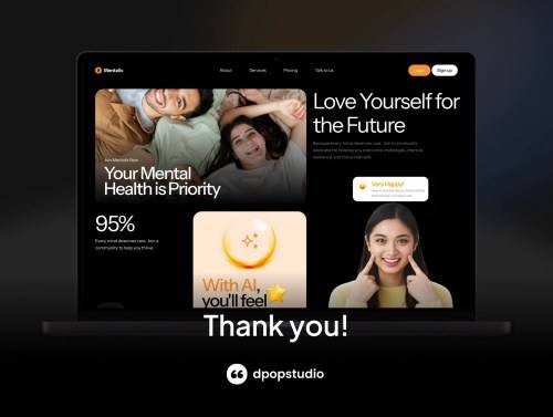 'Mentalix - Website Mental Health UI KIT'