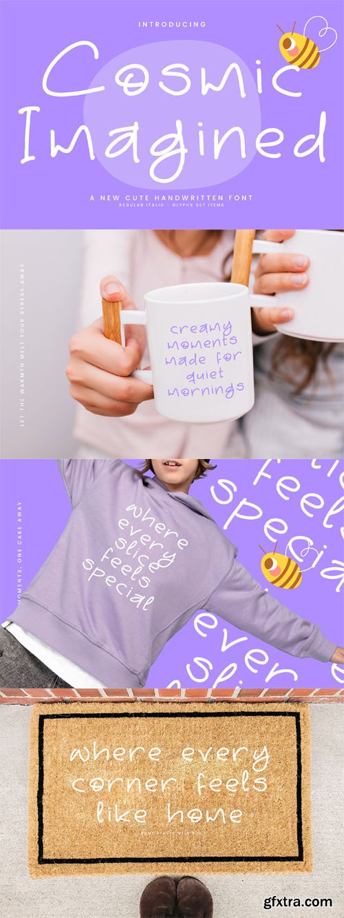 Cosmic Imagined - A New Cute Handwritten Font