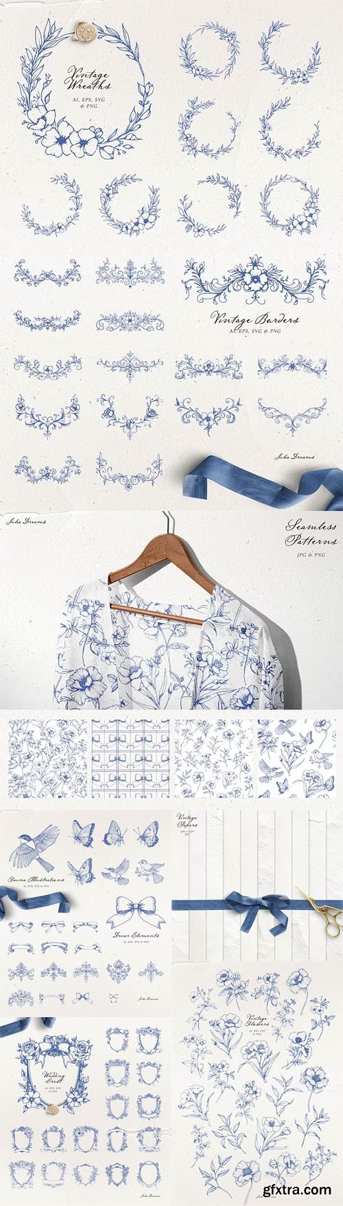 Timeless Elegance Vintage Collection for Illustrator Timeless Elegance Vintage Collection for Illustrator