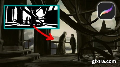 Digital Painting Cinematic Studies in Procreate