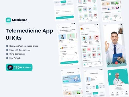 'Medicare - Telemedicine App UI Kit'