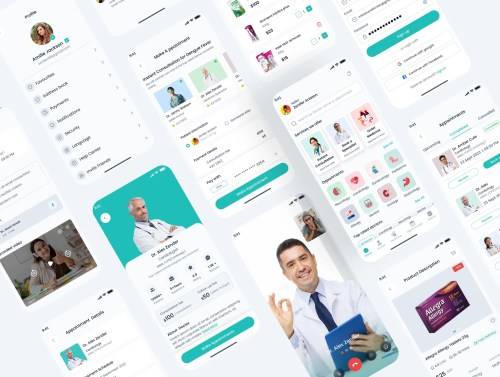 'Medicare - Telemedicine App UI Kit' 'Medicare - Telemedicine App UI Kit'