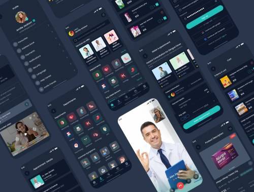 'Medicare - Telemedicine App UI Kit' 'Medicare - Telemedicine App UI Kit'