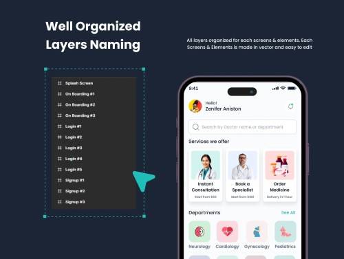 'Medicare - Telemedicine App UI Kit' 'Medicare - Telemedicine App UI Kit'