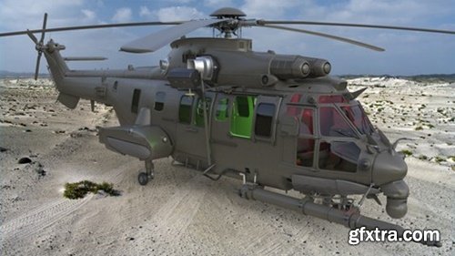 Making of Eurocopter 725 3ds max Advanced Modeling