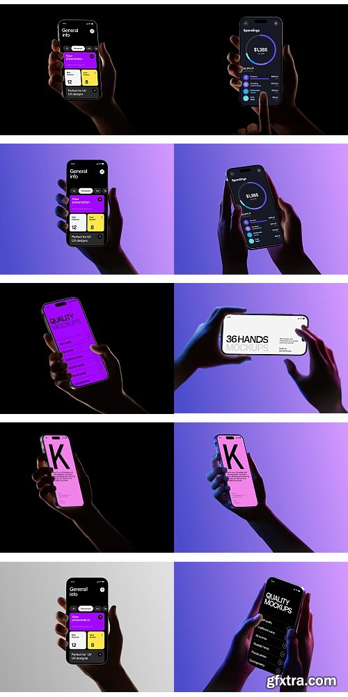 Wannathis - Hands Phone Mockups
