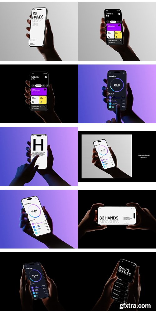 Wannathis - Hands Phone Mockups