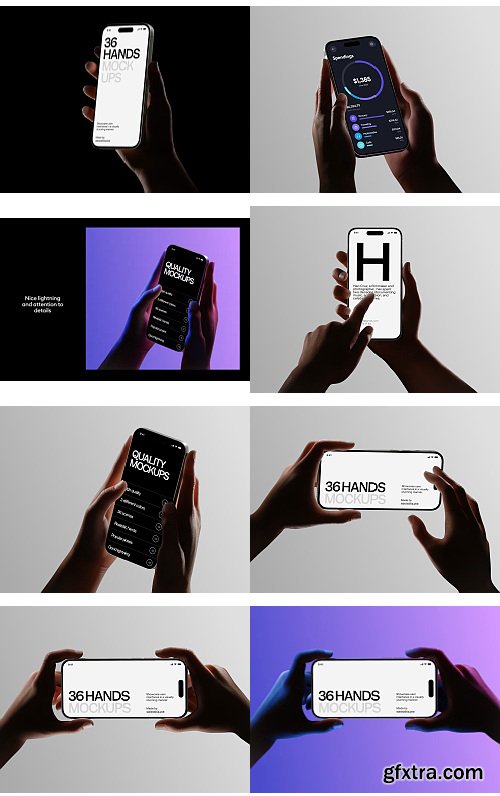 Wannathis - Hands Phone Mockups