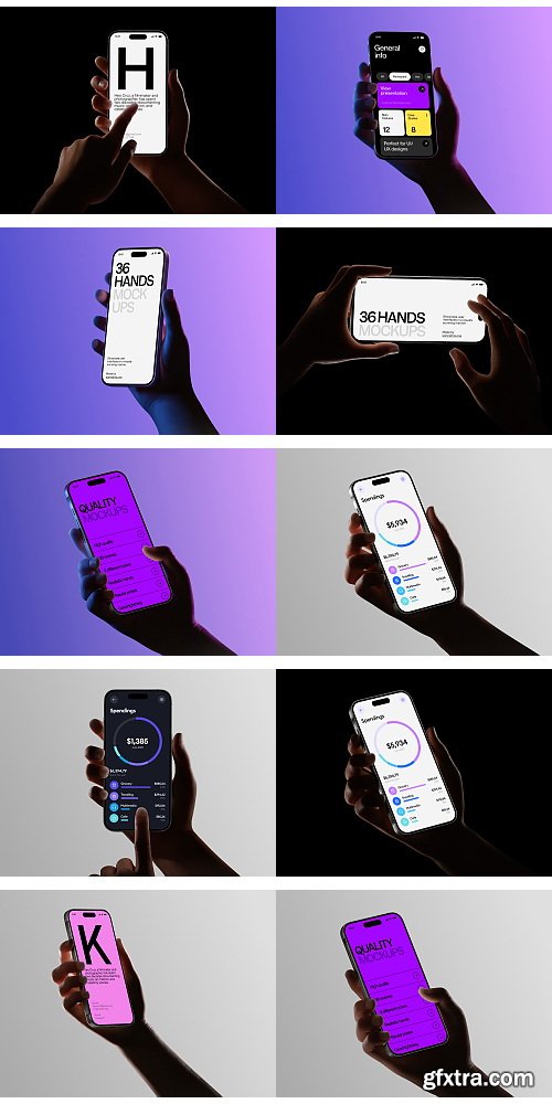 Wannathis - Hands Phone Mockups