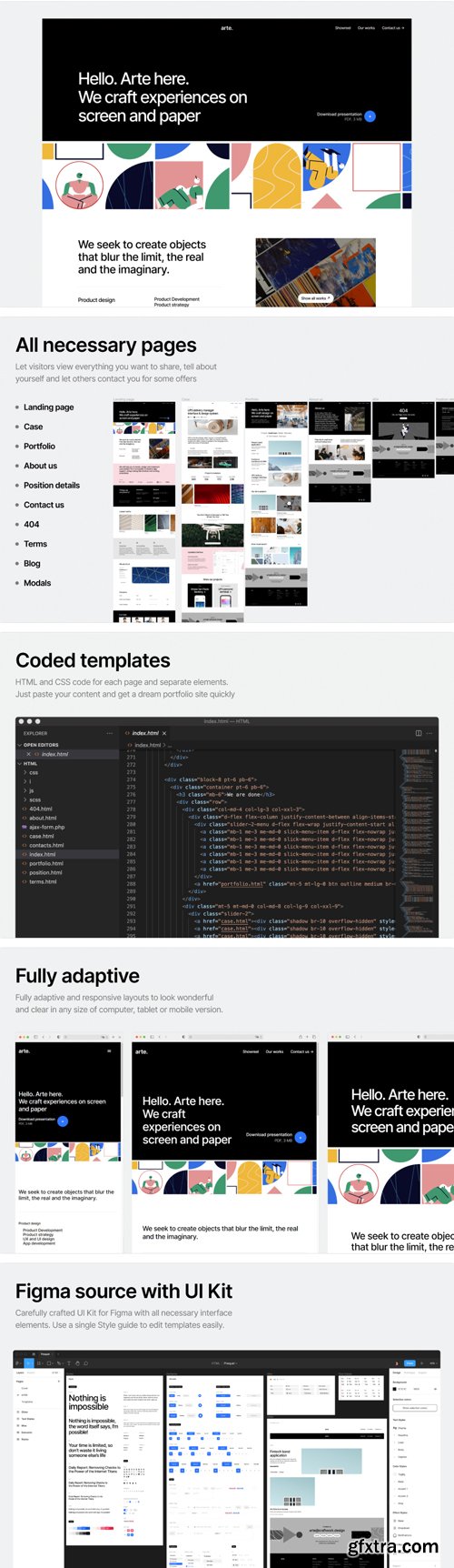 Craftwork Design - Arte Coded Template