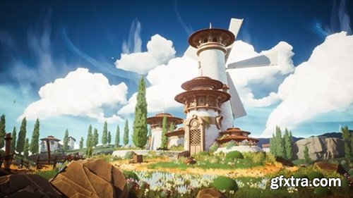 Unreal Engine 5 Stylized Landscape: Concept to Render