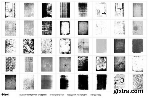 Creativemarket - 40 Vector Background Textures - 11386