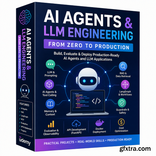 Udemy - AI Agents & LLM Engineering: From Zero to Production
