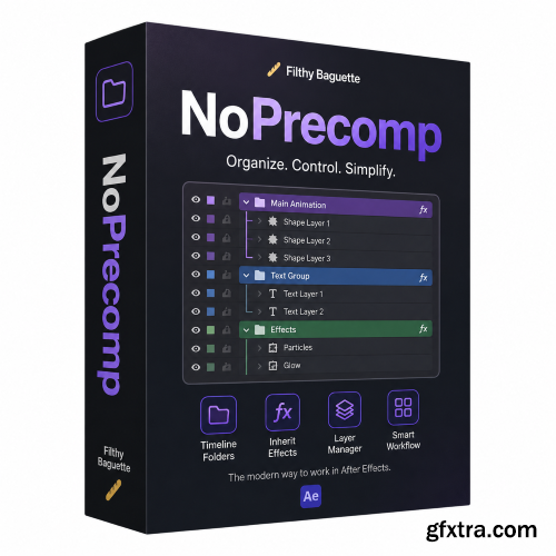 Aescripts - NoPrecomp v1.0.0